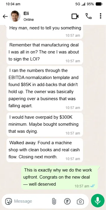 Client message